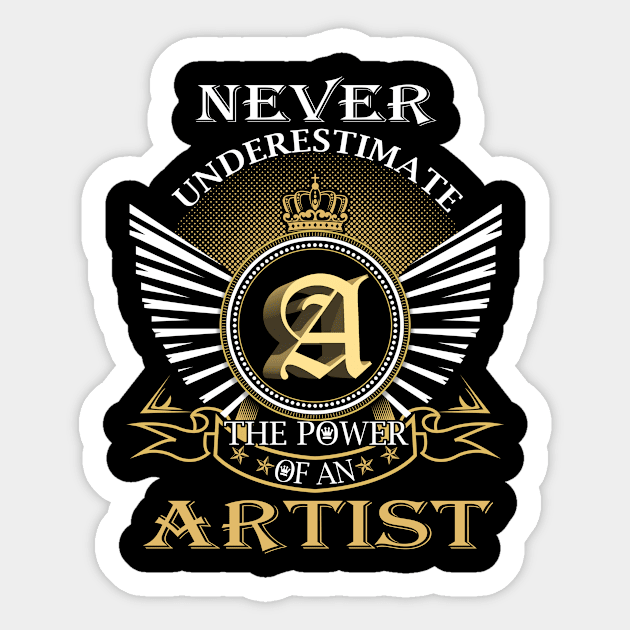 ARTIST Sticker by kyraheidy